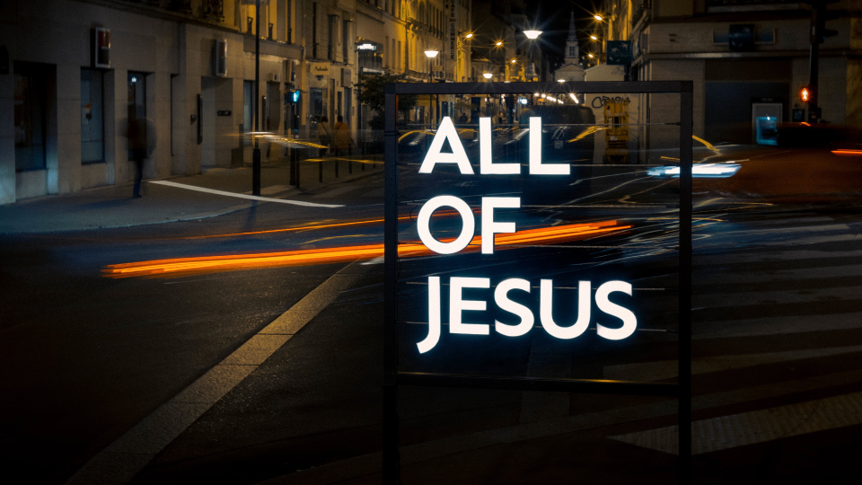 All of Jesus sign
